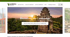 Desktop Screenshot of cambodia-roads.fr