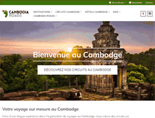 Tablet Screenshot of cambodia-roads.fr